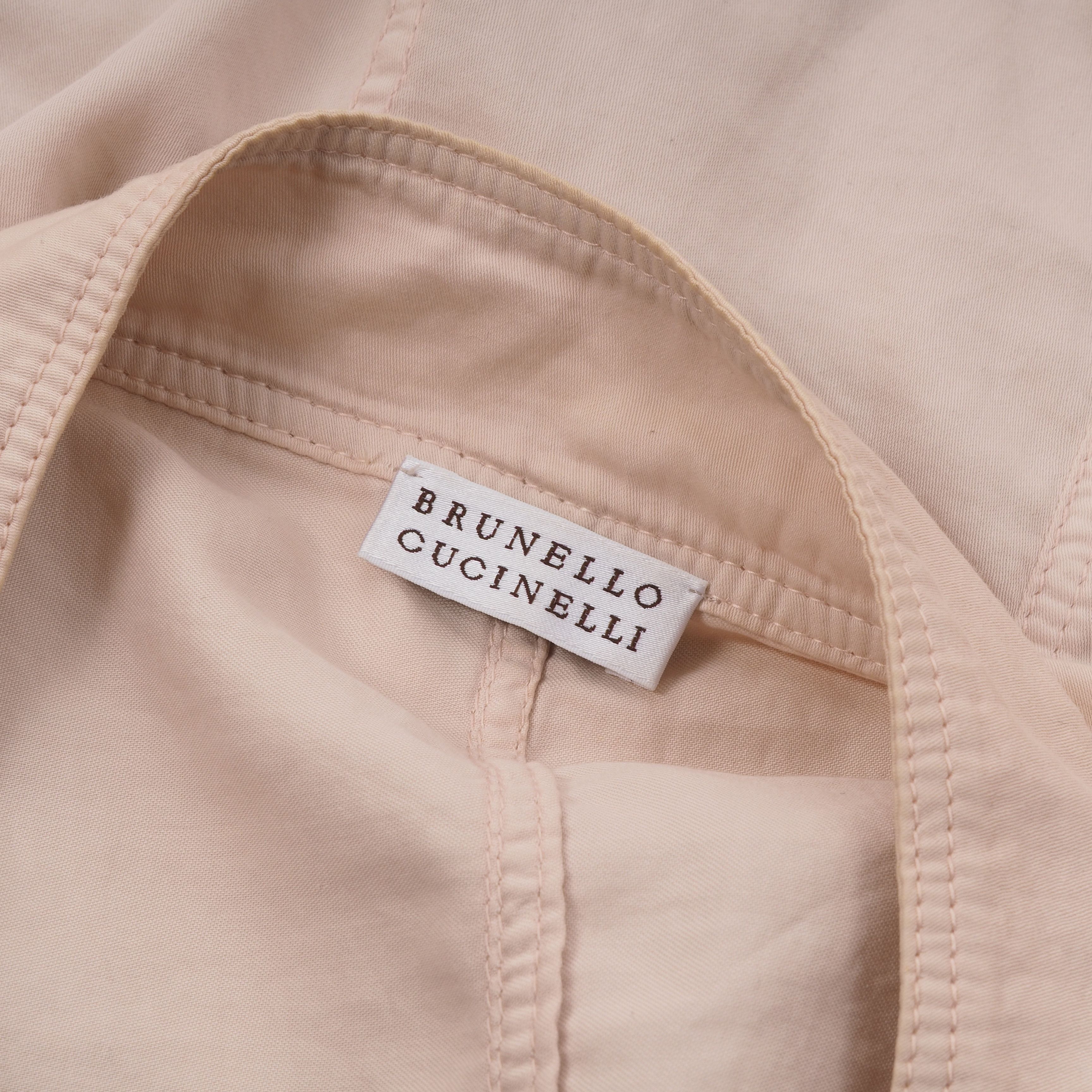 Brunello Cucinelli Brunello Cucinelli Beige Lightweight Utility Jacket Size S / US 4 / IT 40 - 8 Thumbnail