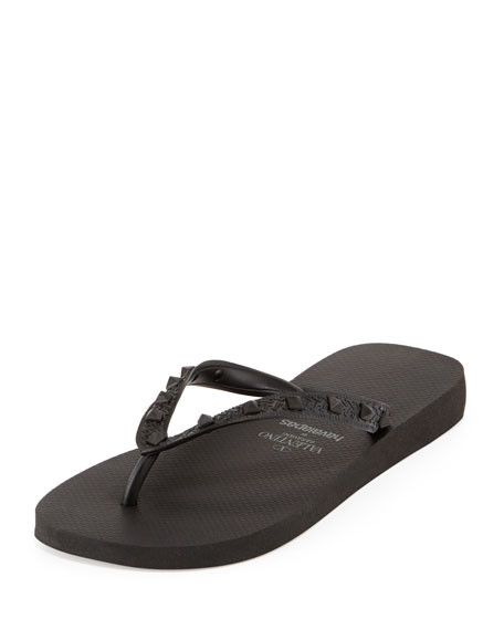 Valentino mens havaianas flip flop sales