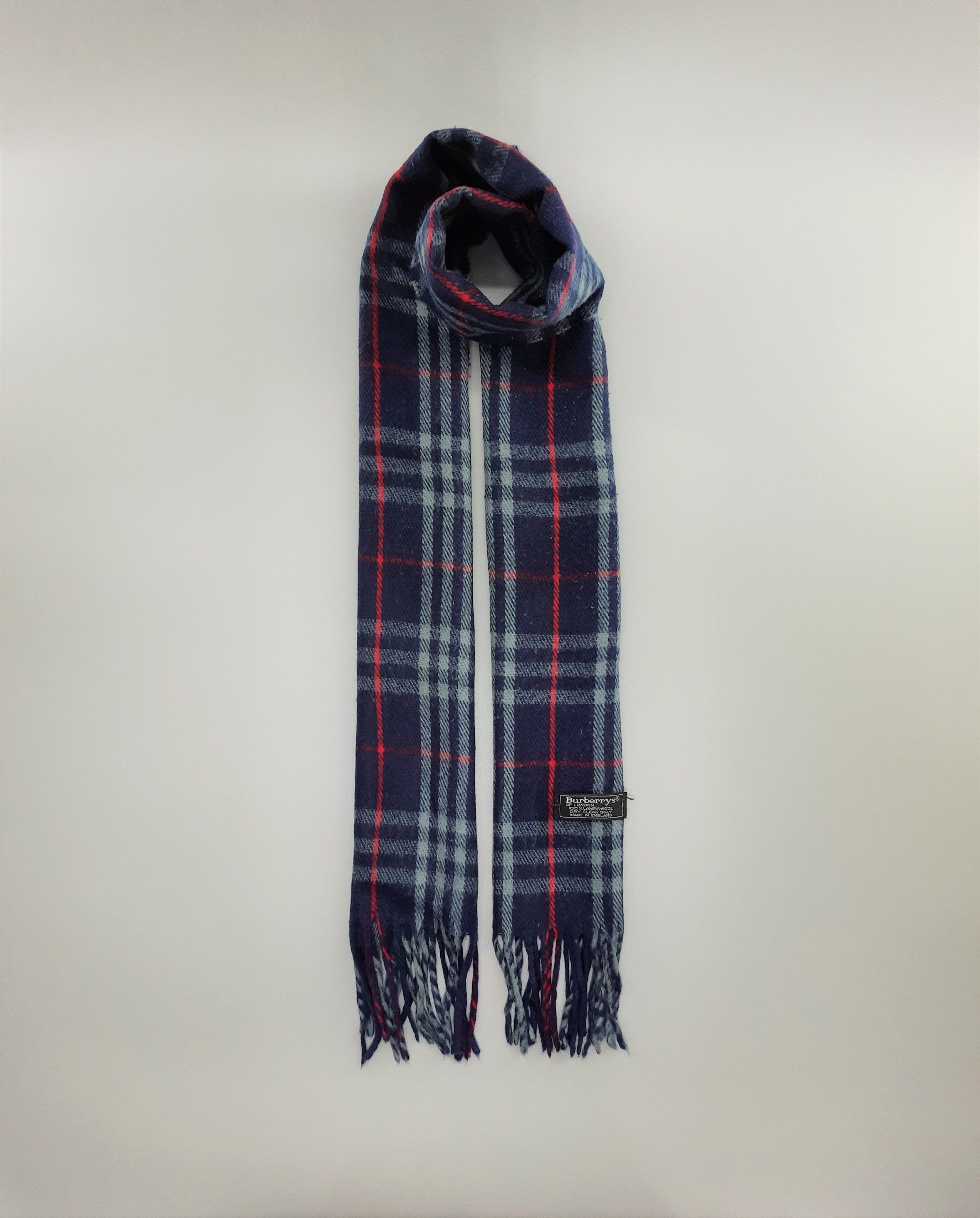 Burberrys Scarf Muffler Wool MFA121