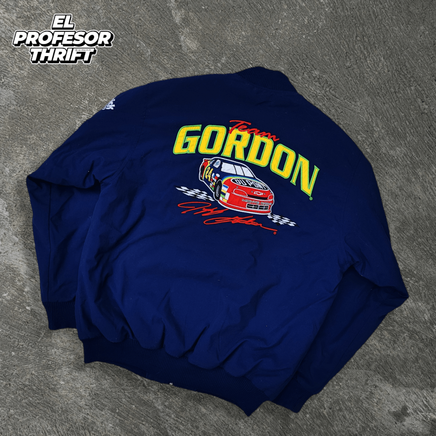 Chase Authentics Vintage Chase Authentics x Team Gordon Nascar Bomber Jacket Size US M / EU 48-50 / 2 - 2 Thumbnail
