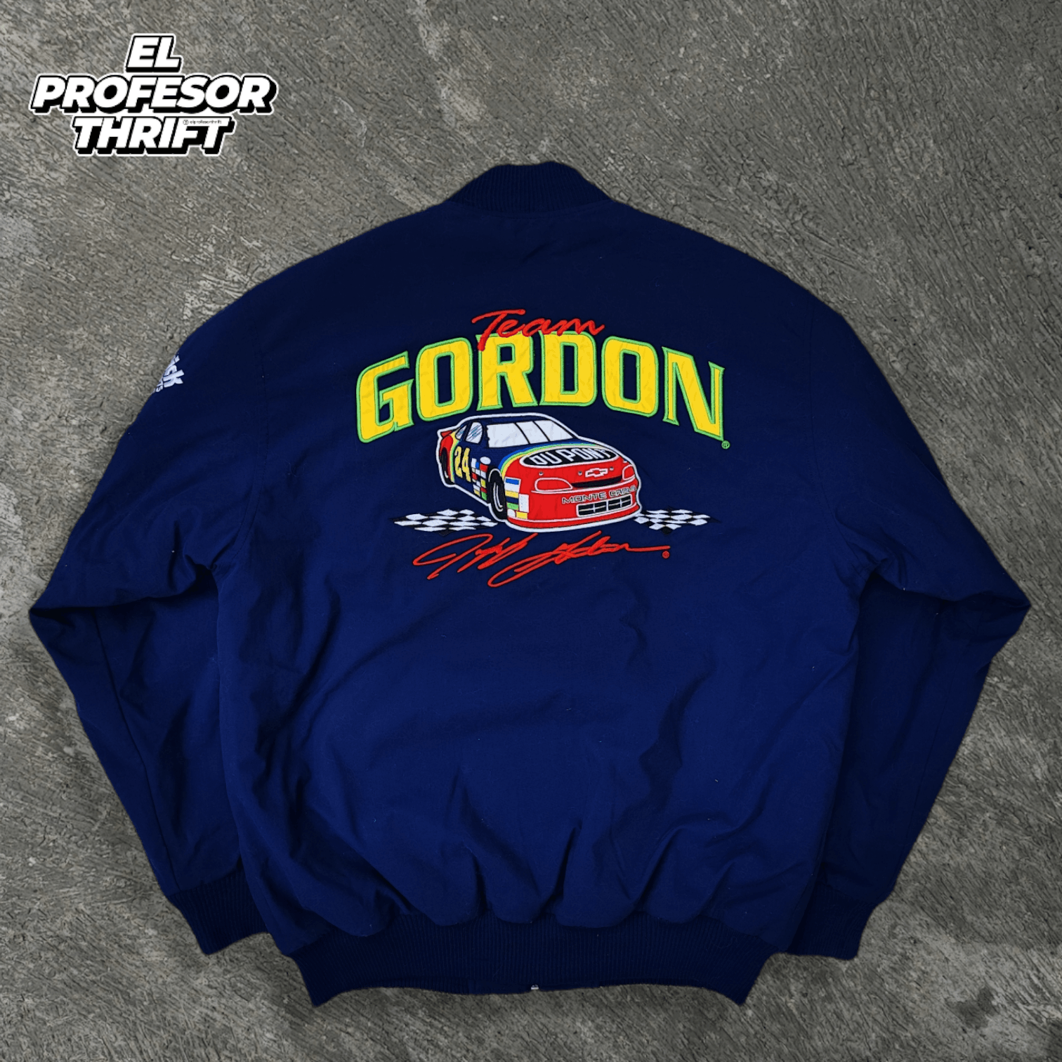 Vintage Chase Authentics x Team Gordon Nascar Bomber Jacket