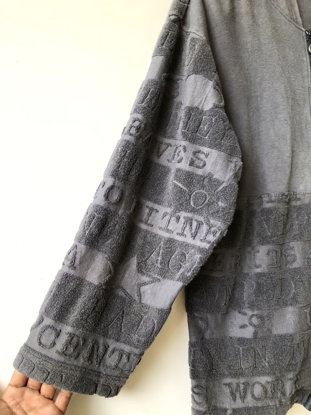 Jean Charles De Castelbajac JeanCharlesDeCastelbajac Sports hoodies zipUp Grey Sweaters Size US XL / EU 56 / 4 - 6 Thumbnail
