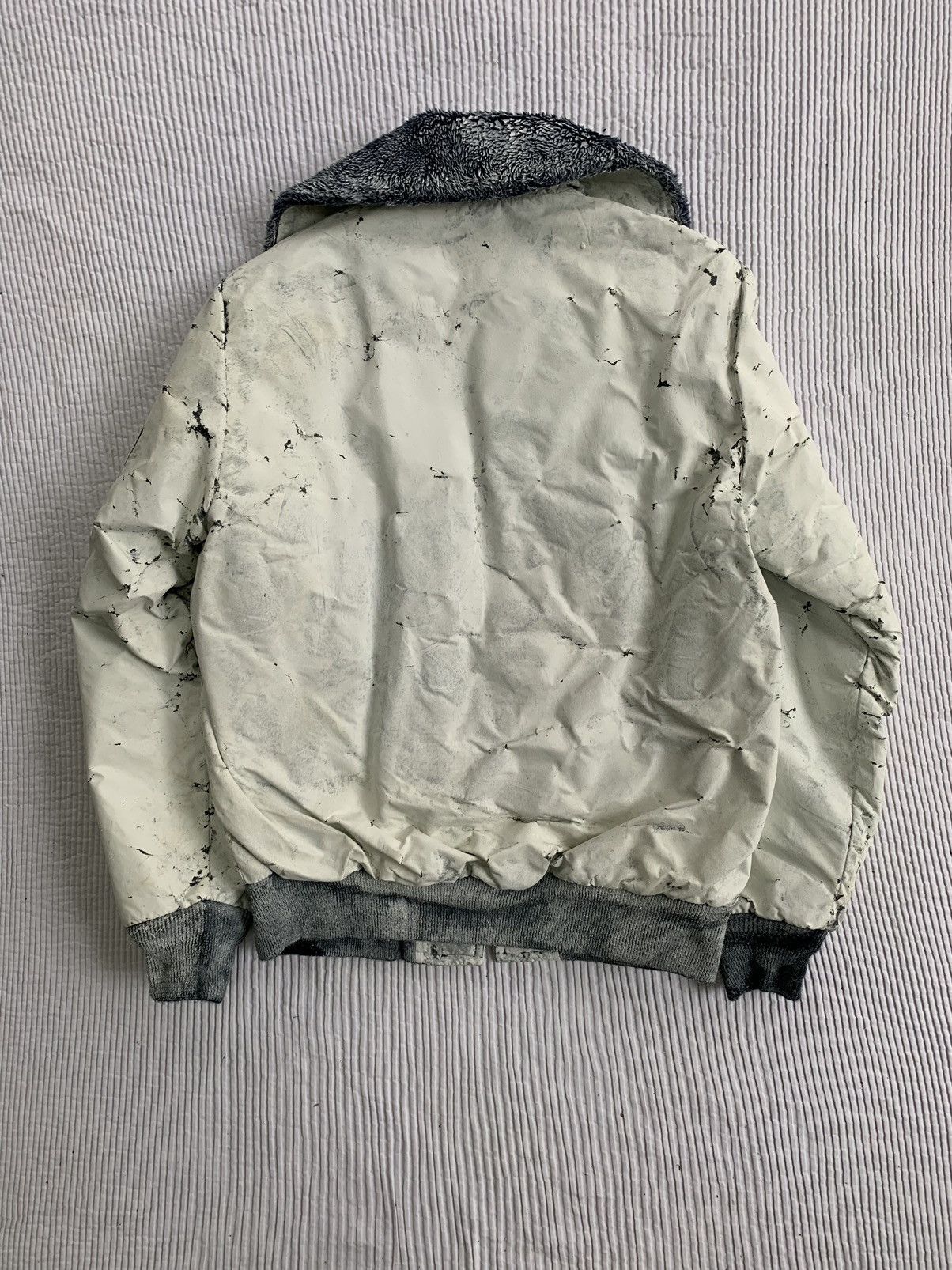 Handmade Cracking Paint Bomber Size US L / EU 52-54 / 3 - 8 Thumbnail