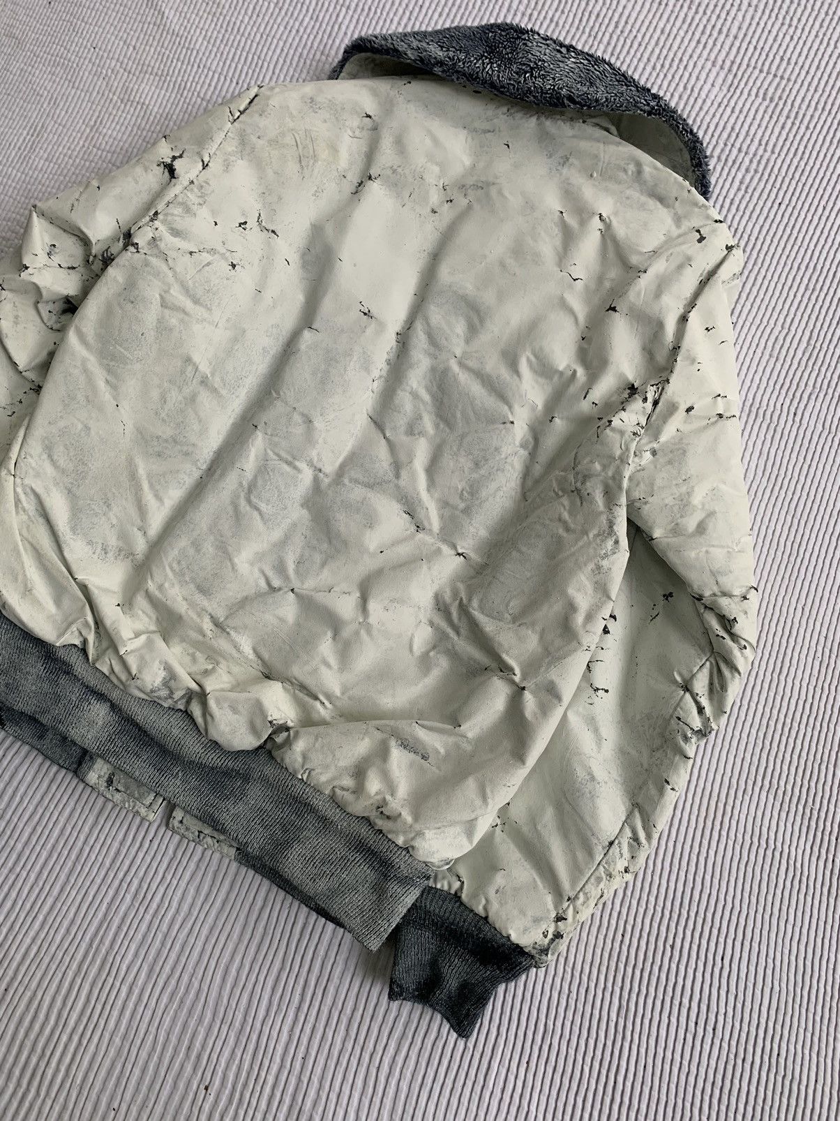 Handmade Cracking Paint Bomber Size US L / EU 52-54 / 3 - 9 Thumbnail