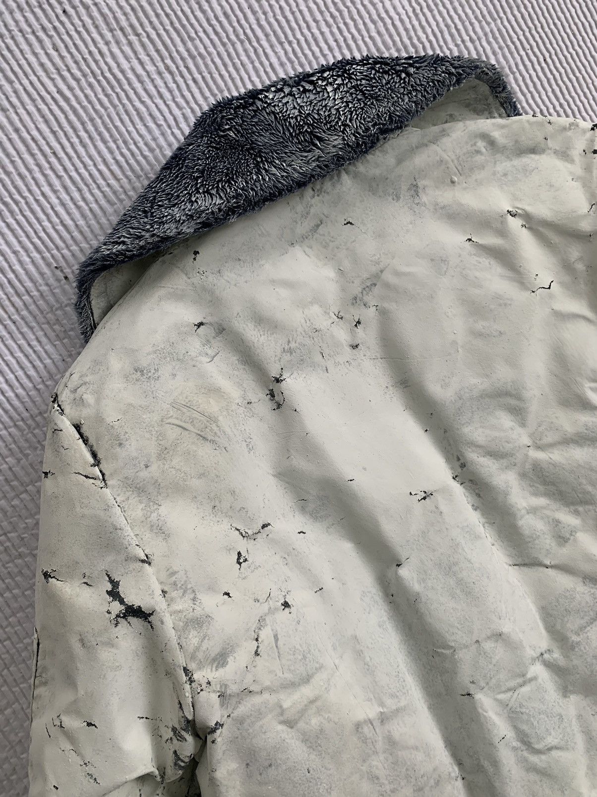 Handmade Cracking Paint Bomber Size US L / EU 52-54 / 3 - 13 Thumbnail