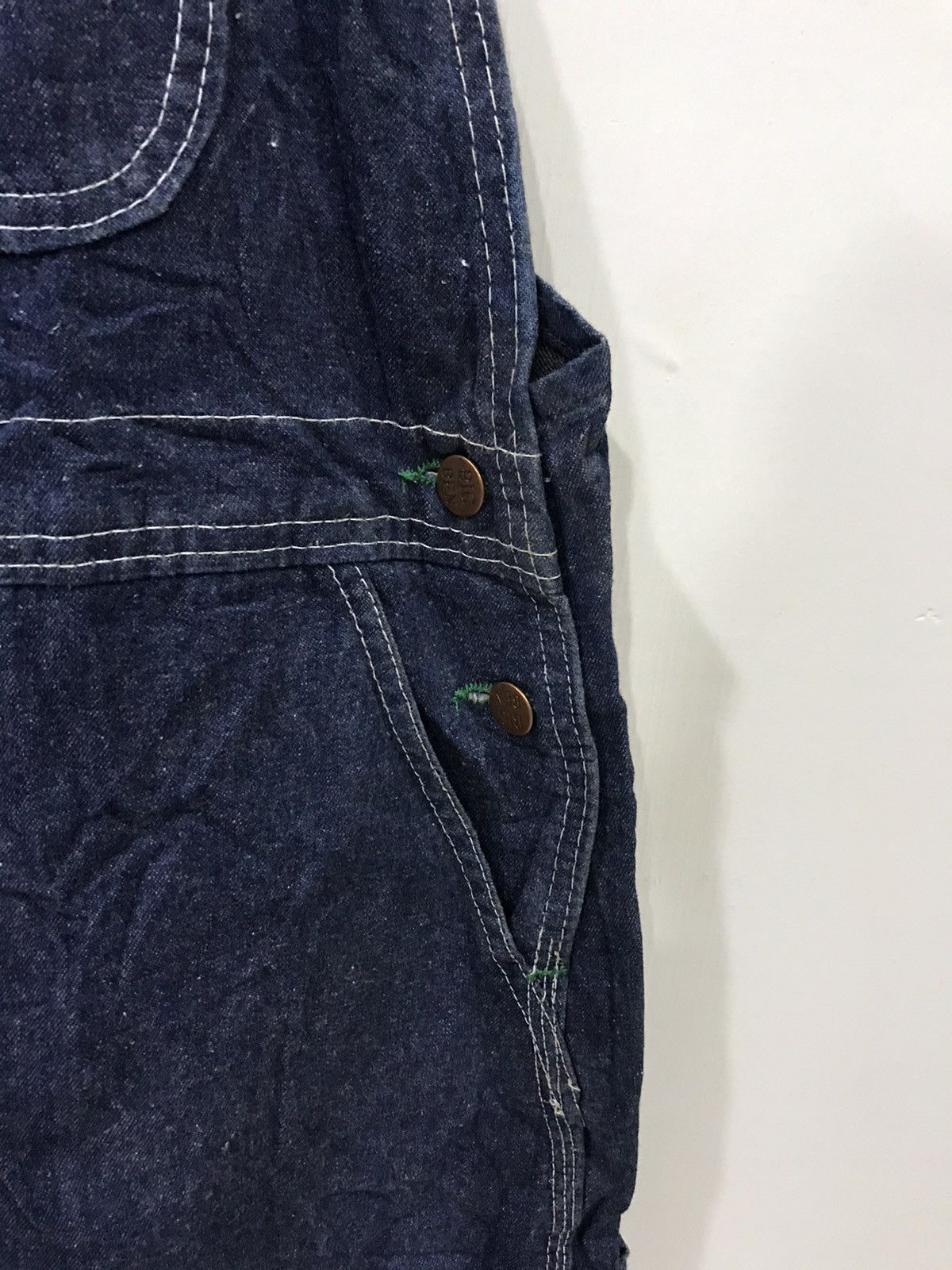 Japanese Brand 🔥For W35-w37🔥BIG BEN Denim Overall Size US 39 - 6 Thumbnail