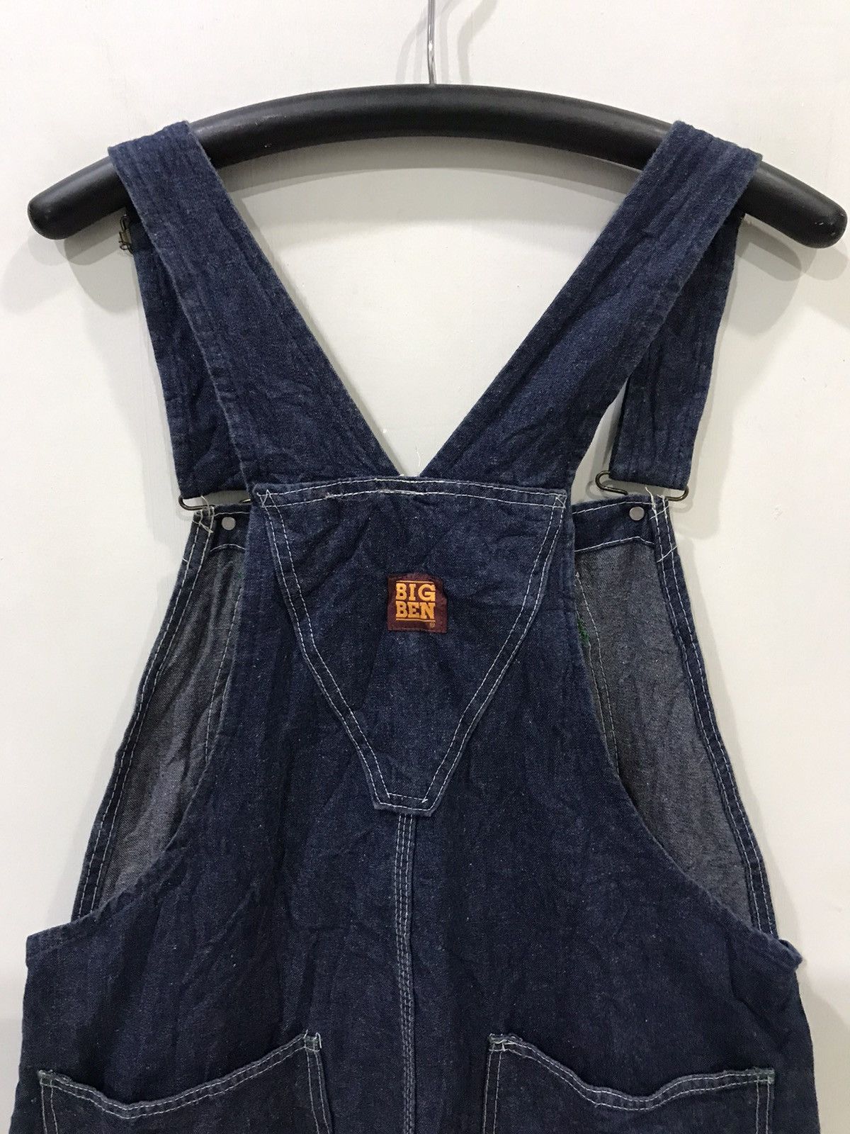 Japanese Brand 🔥For W35-w37🔥BIG BEN Denim Overall Size US 39 - 9 Thumbnail