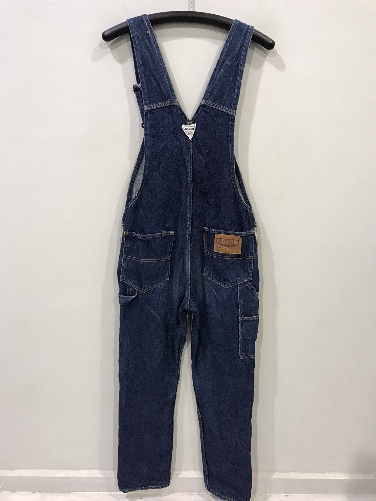 Big John For W27-29🔥BIG JOHN Japan Denim Overall Size US 31 - 10 Thumbnail
