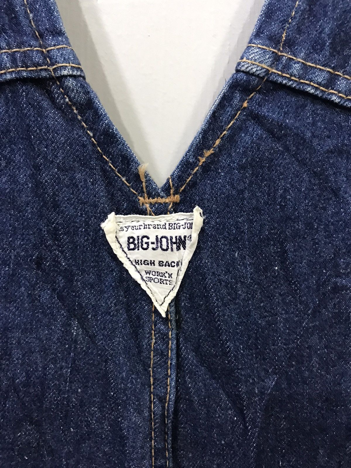 Big John For W27-29🔥BIG JOHN Japan Denim Overall Size US 31 - 12 Thumbnail