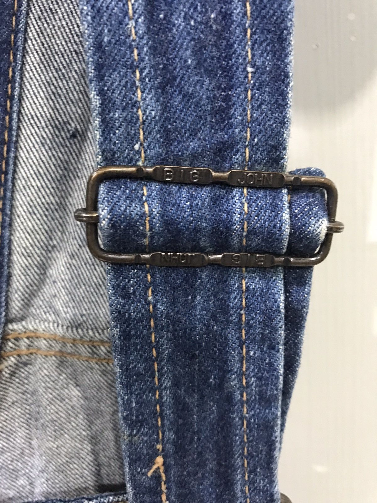 Big John For W27-29🔥BIG JOHN Japan Denim Overall Size US 31 - 9 Thumbnail