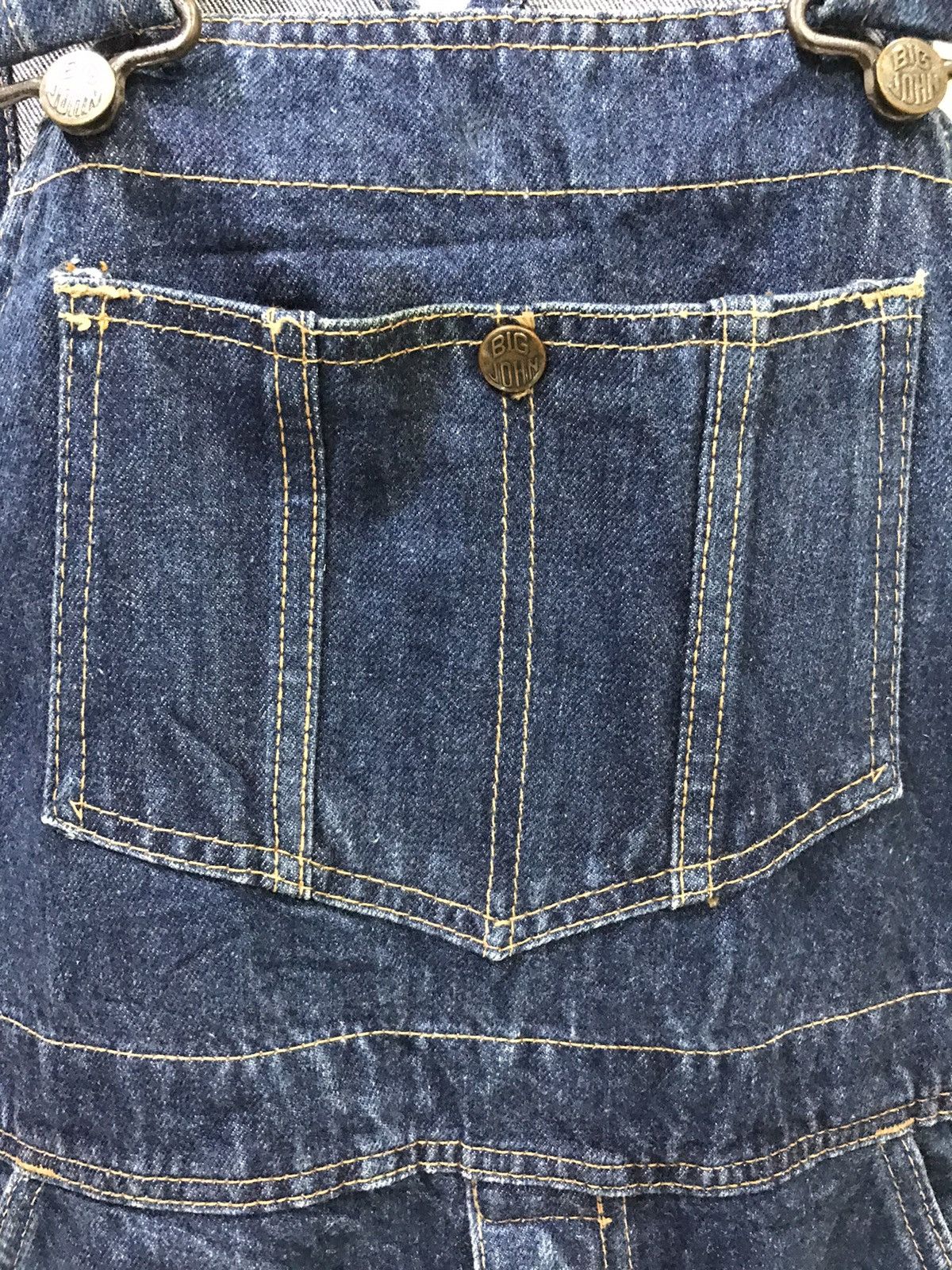 Big John For W27-29🔥BIG JOHN Japan Denim Overall Size US 31 - 8 Thumbnail