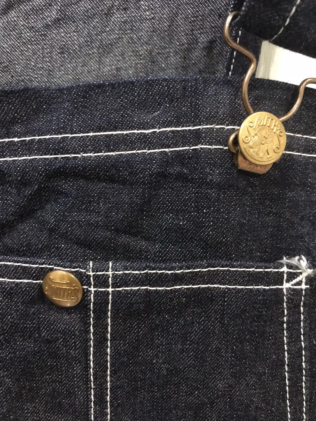 The Smiths Big Size W37-W39🔥SMITH USA Regular Fit Indigo Denim Overall Size US 42 / EU 58 - 4 Thumbnail