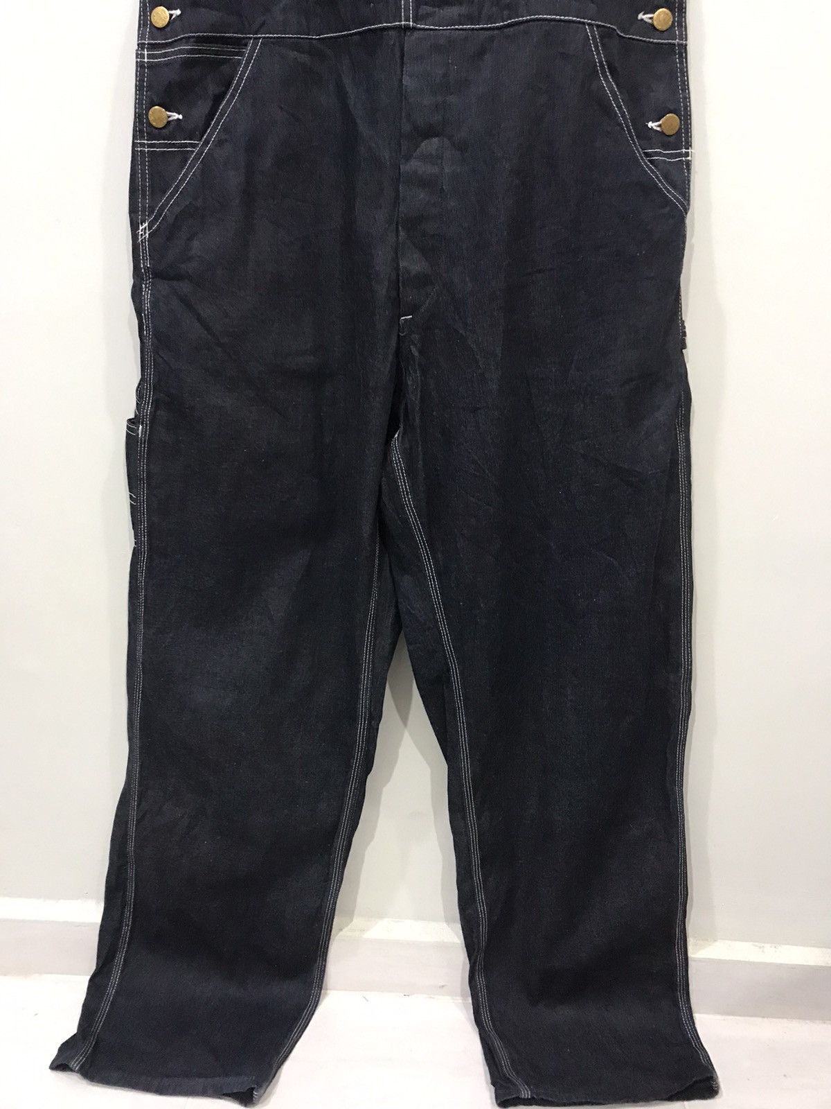 The Smiths Big Size W37-W39🔥SMITH USA Regular Fit Indigo Denim Overall Size US 42 / EU 58 - 8 Thumbnail