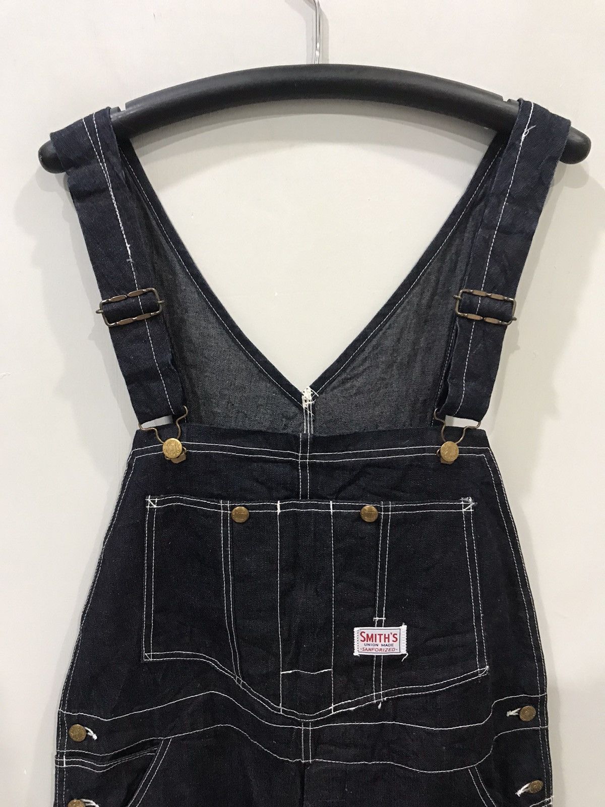 The Smiths Big Size W37-W39🔥SMITH USA Regular Fit Indigo Denim Overall Size US 42 / EU 58 - 3 Thumbnail