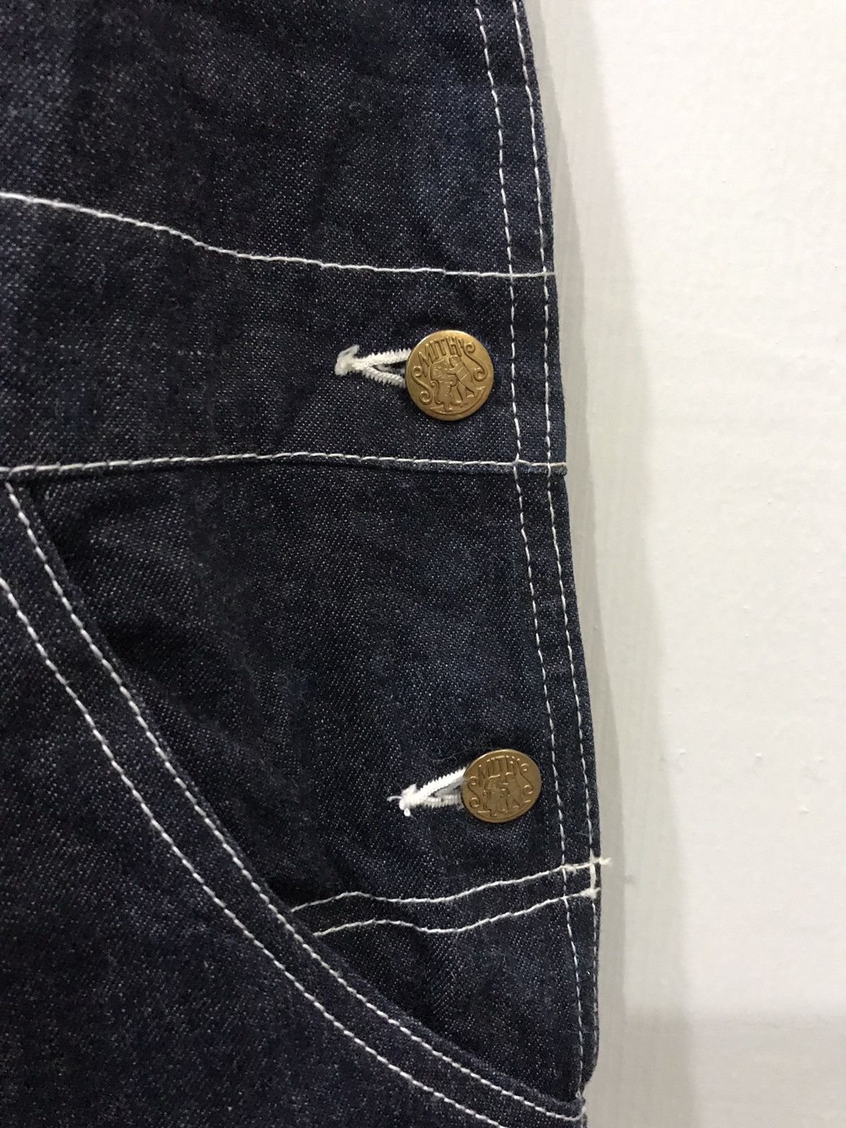 The Smiths Big Size W37-W39🔥SMITH USA Regular Fit Indigo Denim Overall Size US 42 / EU 58 - 7 Thumbnail