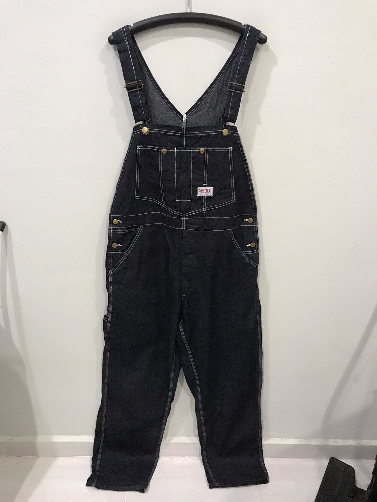 The Smiths Big Size W37-W39🔥SMITH USA Regular Fit Indigo Denim Overall Size US 42 / EU 58 - 2 Thumbnail