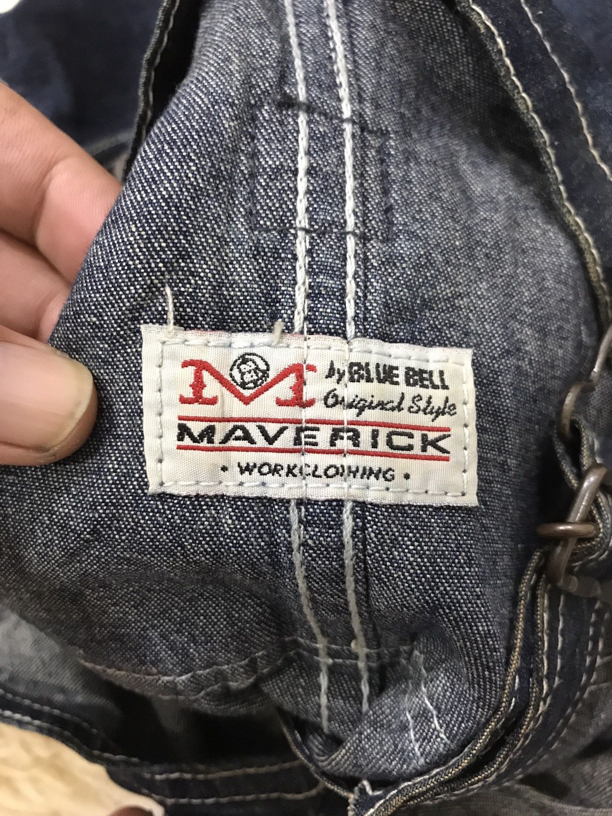 Japanese Brand 🔥FOR W32-W34🔥MAVERICK Japan Denim Overall Size US 36 / EU 52 - 15 Thumbnail