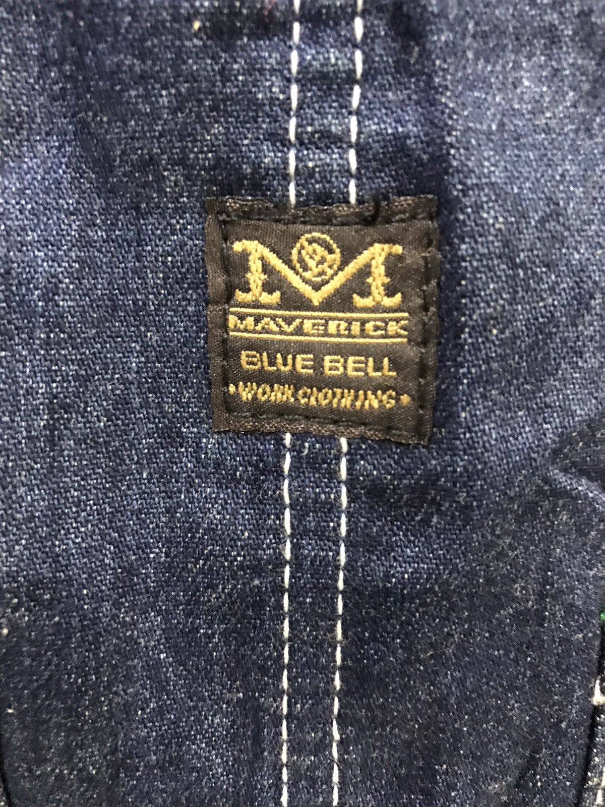 Japanese Brand 🔥FOR W32-W34🔥MAVERICK Japan Denim Overall Size US 36 / EU 52 - 8 Thumbnail