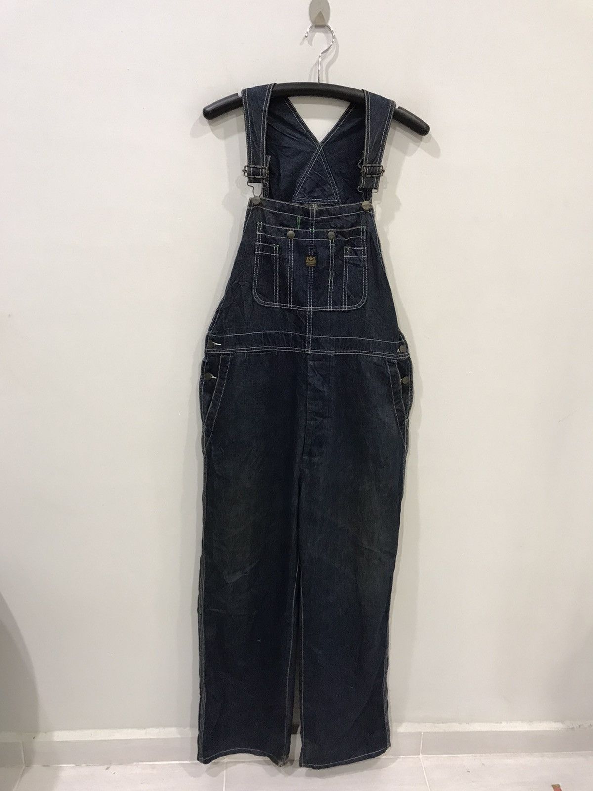 Japanese Brand 🔥FOR W32-W34🔥MAVERICK Japan Denim Overall Size US 36 / EU 52 - 3 Thumbnail