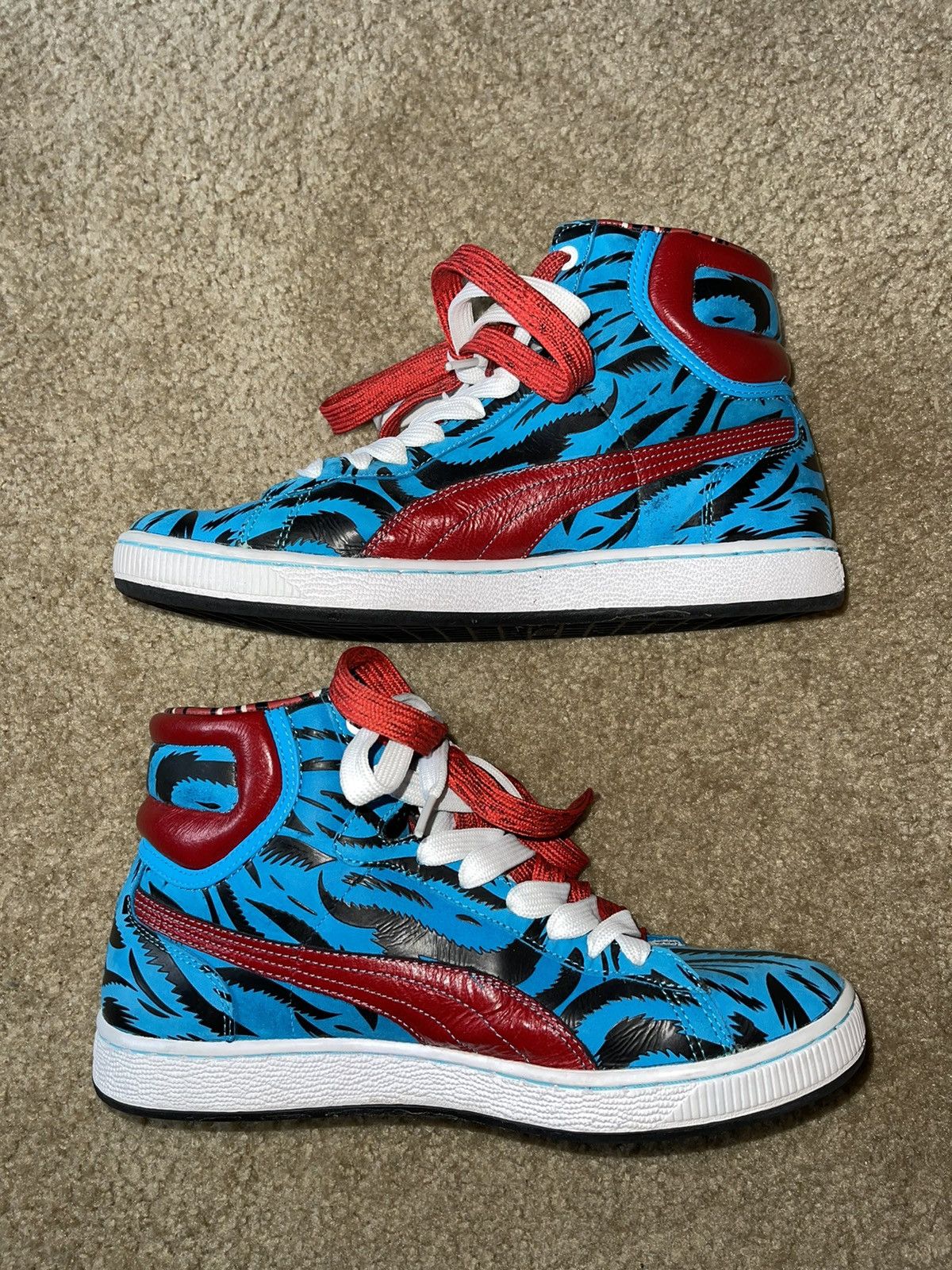 Puma × Santa Cruz Skateboards Santa Cruz x Puma First Round Screaming Hand Sneaker Size US 9.5 / EU 42-43 - 3 Thumbnail