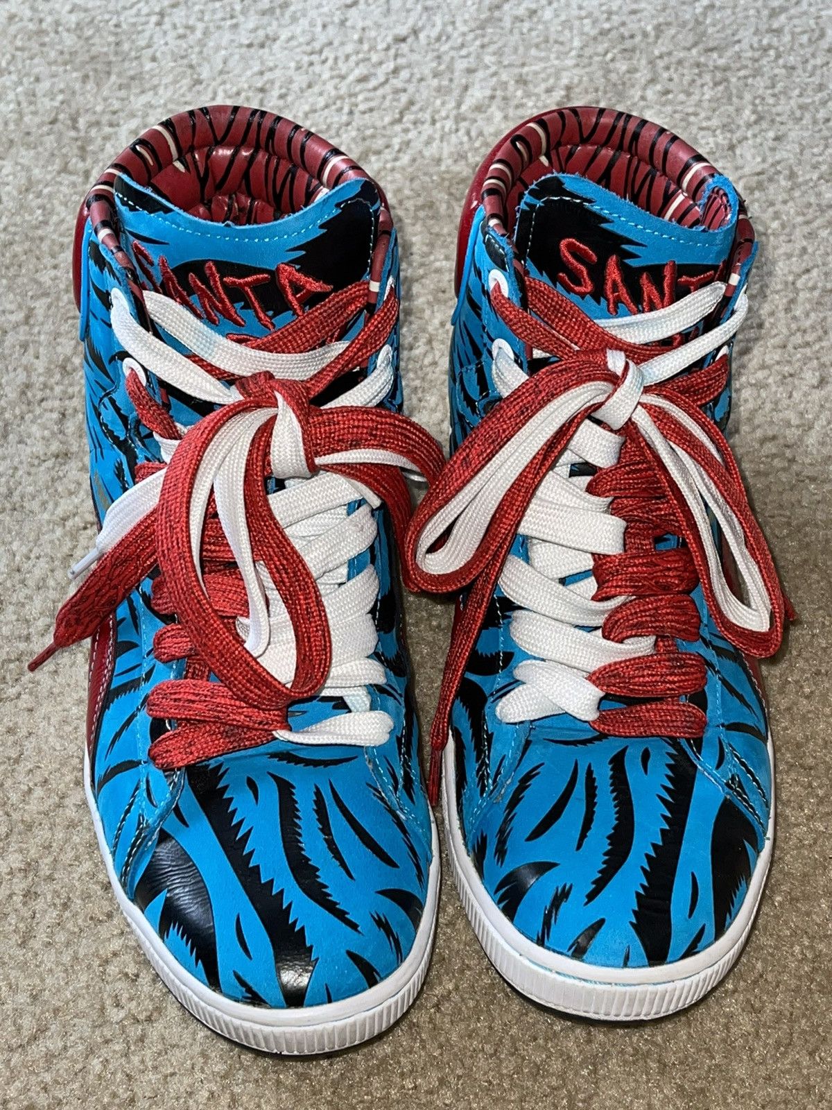 Puma × Santa Cruz Skateboards Santa Cruz x Puma First Round Screaming Hand Sneaker Size US 9.5 / EU 42-43 - 4 Thumbnail