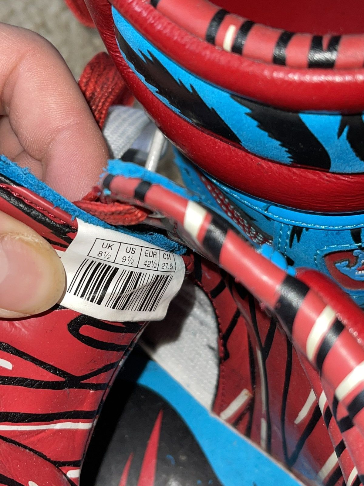 Puma × Santa Cruz Skateboards Santa Cruz x Puma First Round Screaming Hand Sneaker Size US 9.5 / EU 42-43 - 11 Thumbnail