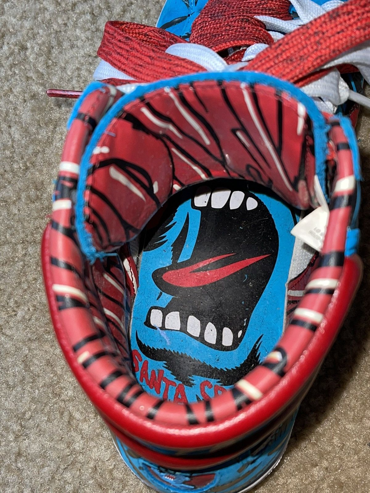 Puma × Santa Cruz Skateboards Santa Cruz x Puma First Round Screaming Hand Sneaker Size US 9.5 / EU 42-43 - 6 Thumbnail