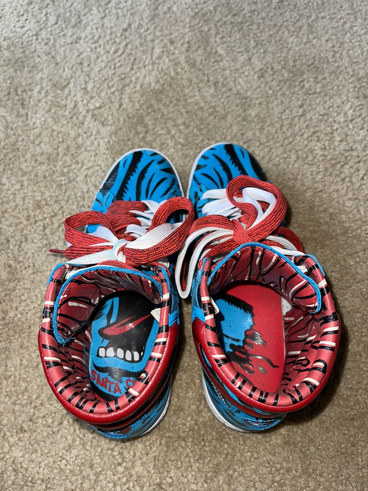 Puma × Santa Cruz Skateboards Santa Cruz x Puma First Round Screaming Hand Sneaker Size US 9.5 / EU 42-43 - 5 Thumbnail