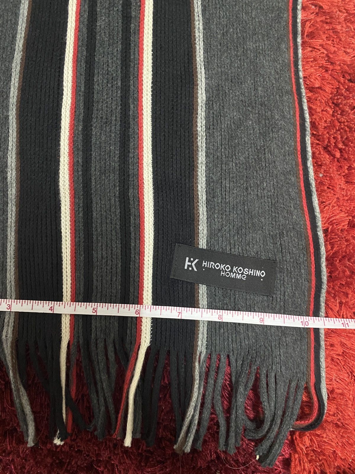 Hiroko Koshino Homme Hiroko Koshino Homme Scarf / Muffler / wool Size ONE SIZE - 4 Thumbnail