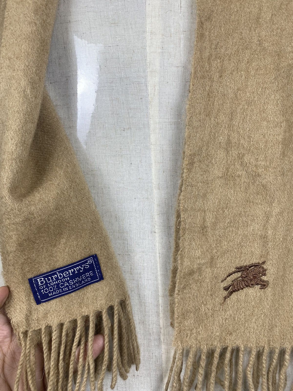 Burberry Burberrys Made In England Scarf Muffler Wool Size ONE SIZE - 3 Thumbnail