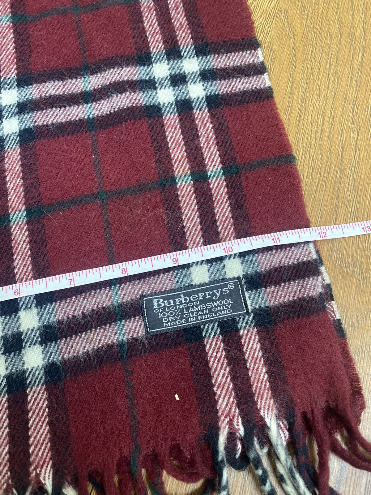 Burberry Burberrys Novacheck Made In England Scarf Muffler Wool Size ONE SIZE - 5 Thumbnail