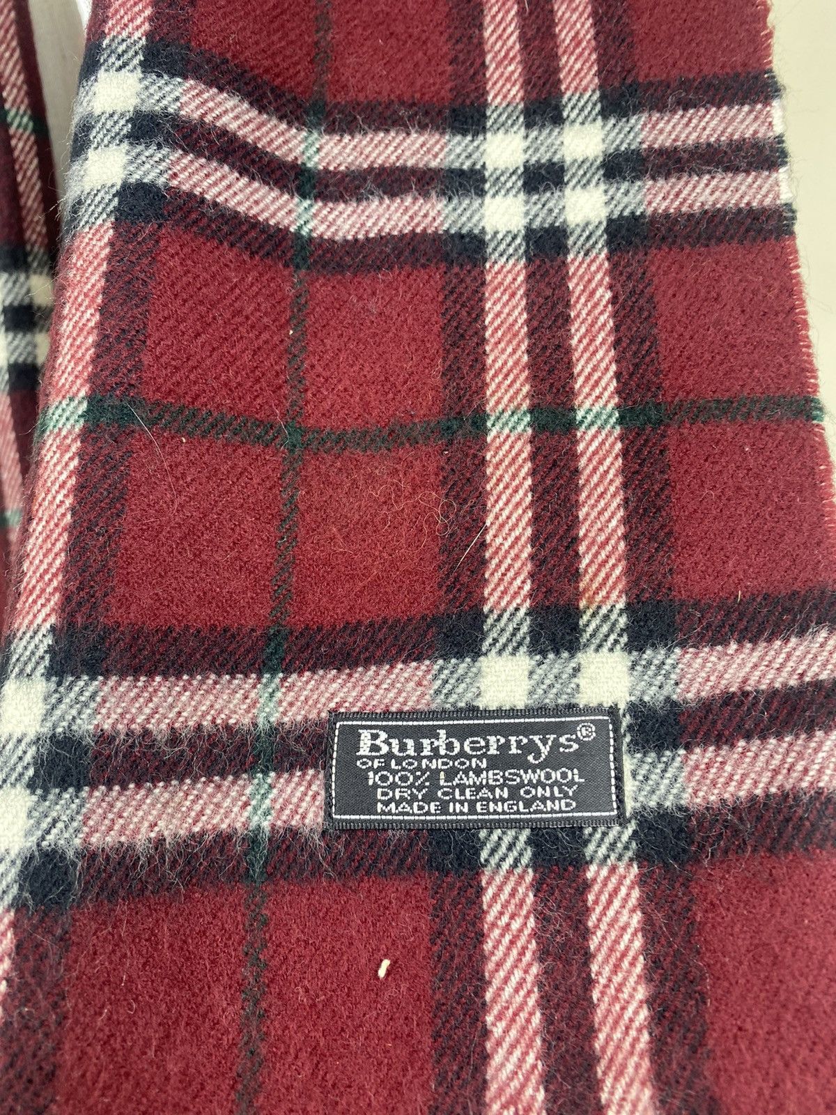 Burberry Burberrys Novacheck Made In England Scarf Muffler Wool Size ONE SIZE - 3 Thumbnail