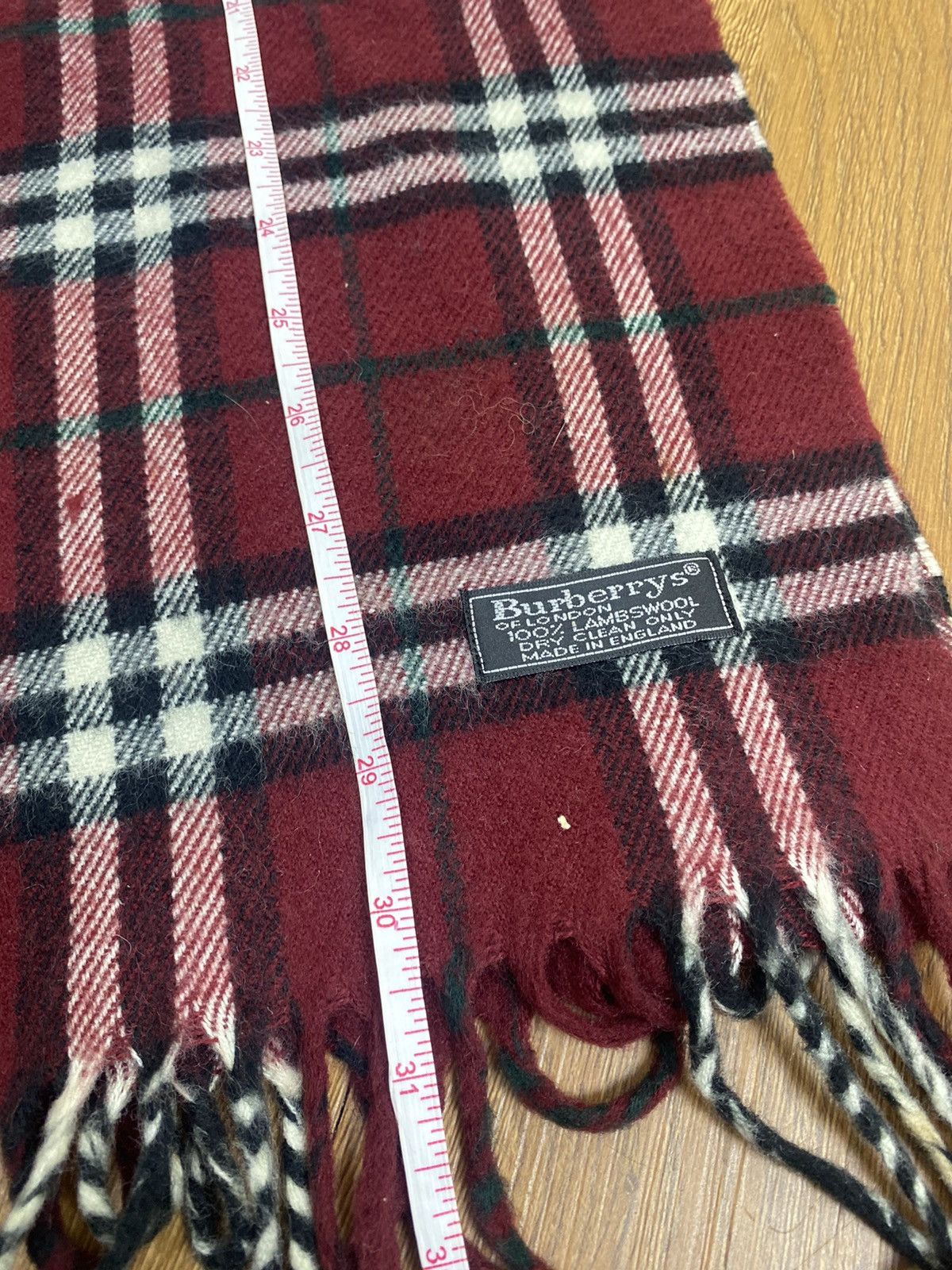 Burberry Burberrys Novacheck Made In England Scarf Muffler Wool Size ONE SIZE - 6 Thumbnail