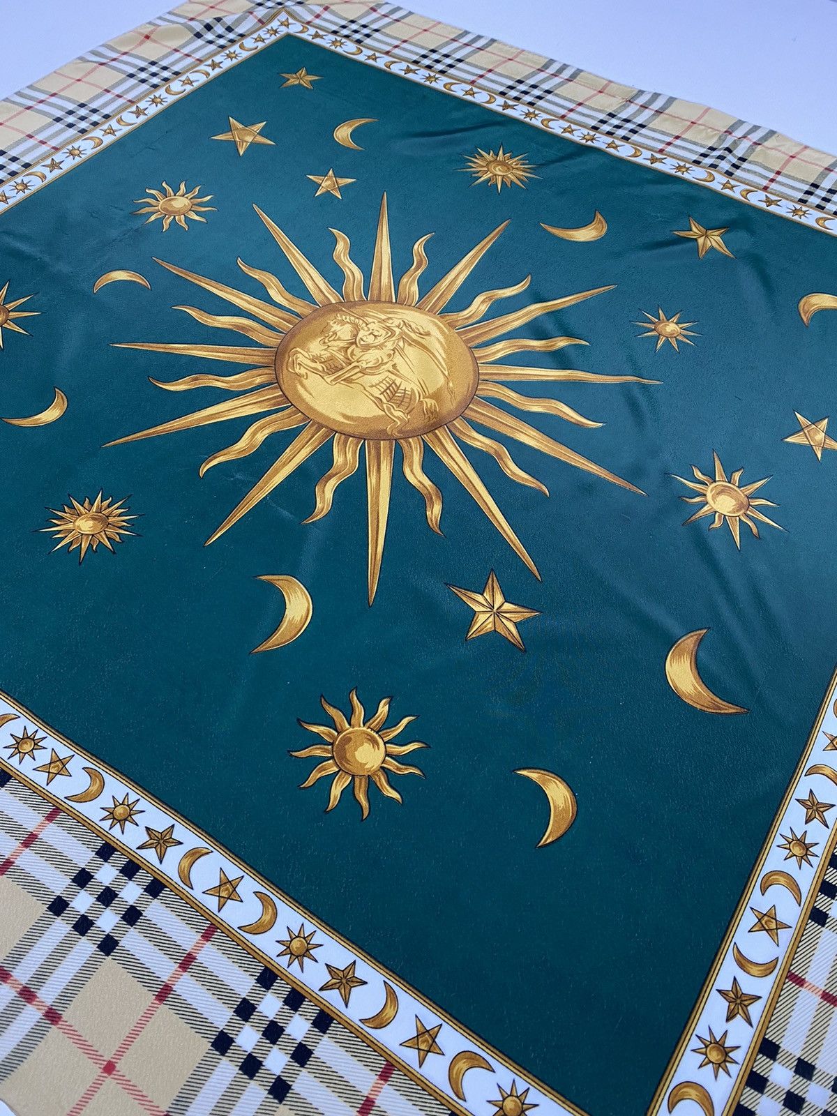 Burberry Burberry Nova Check Silk Scarf Size ONE SIZE - 3 Thumbnail