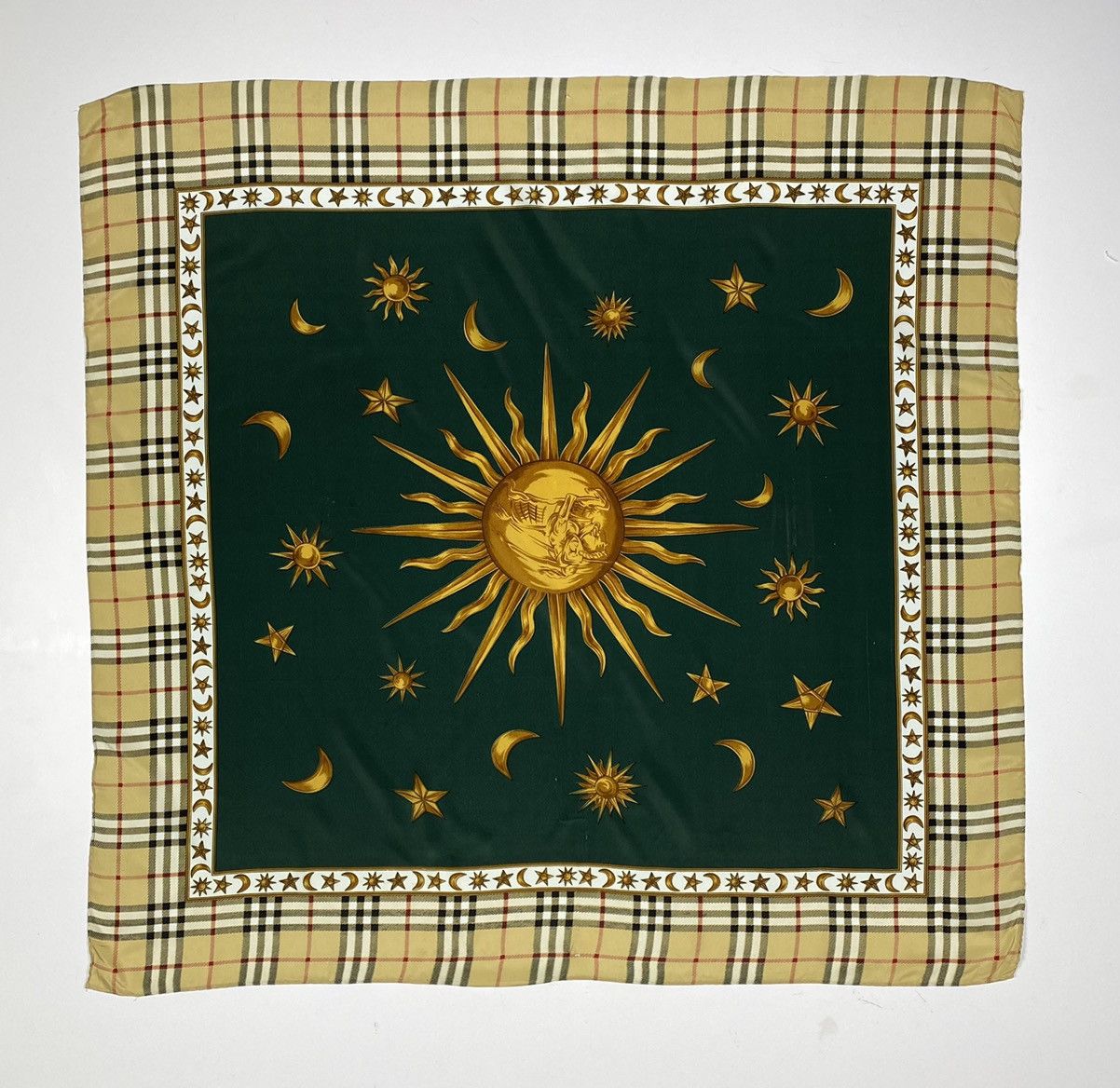 Burberry Burberry Nova Check Silk Scarf Size ONE SIZE - 2 Thumbnail