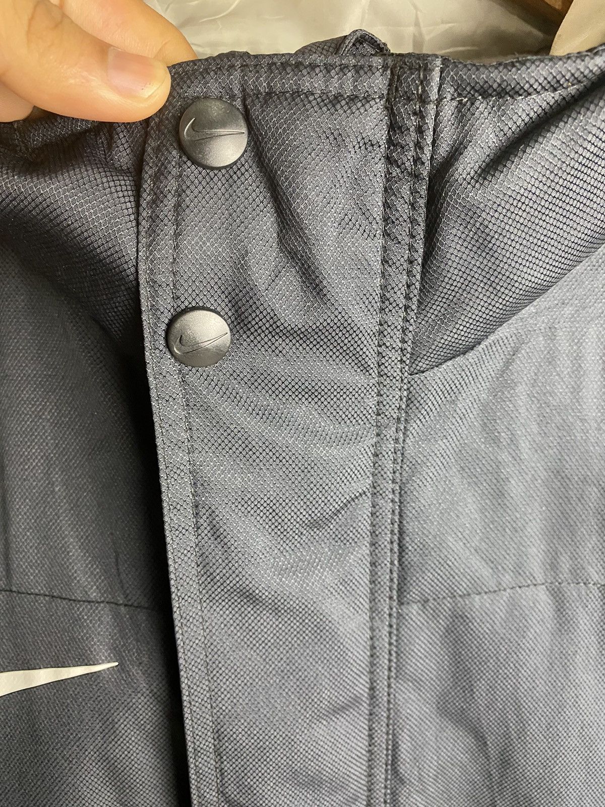 Japanese Brand Nike Black Light Puffer Long Jacket Size US XL / EU 56 / 4 - 6 Thumbnail