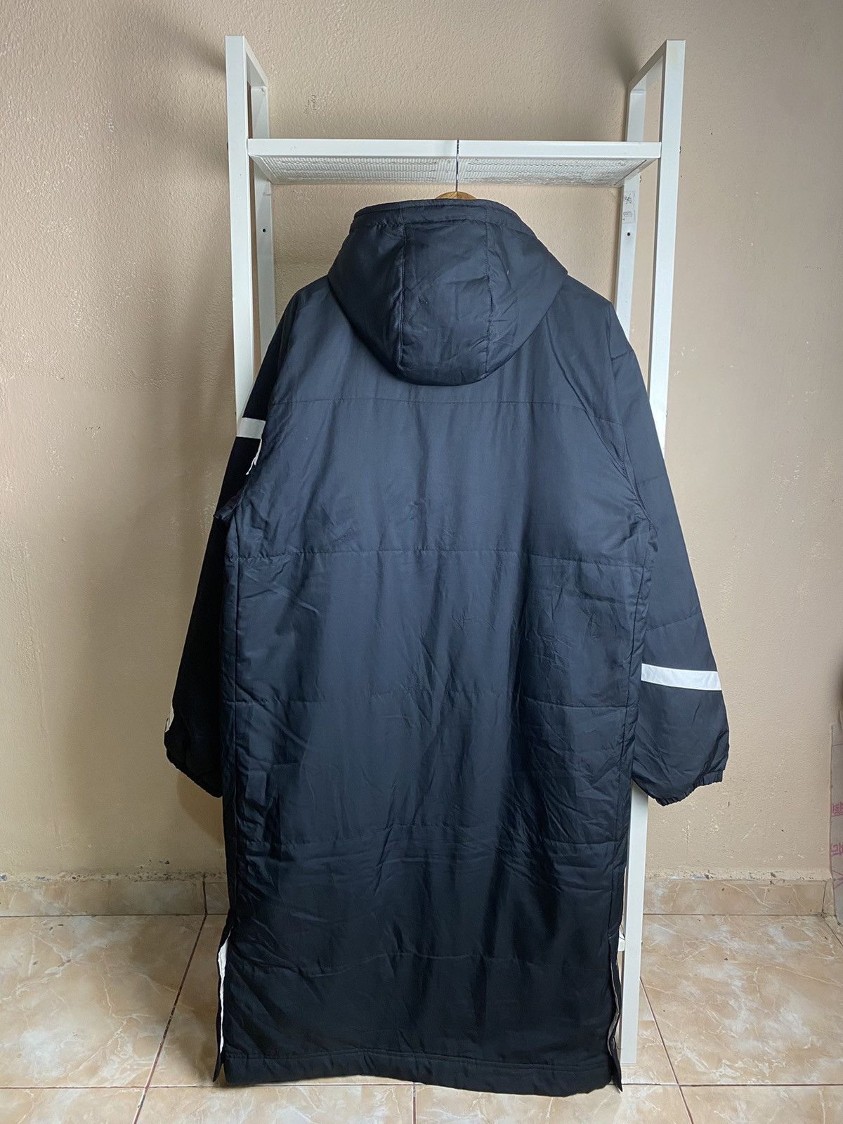 Japanese Brand Nike Black Light Puffer Long Jacket Size US XL / EU 56 / 4 - 18 Thumbnail