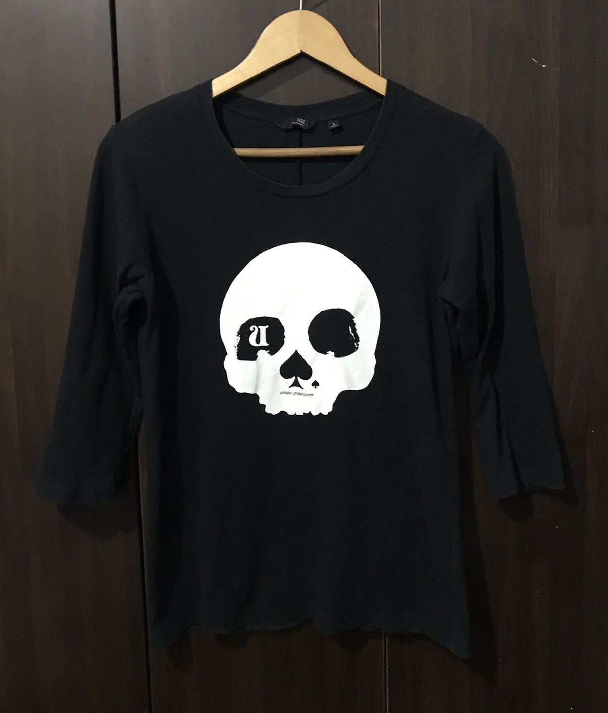 image of Jun Takahashi x Undercover Uniqlo Undercover Skull Graphic Tees in Black, Men's (Size Small)