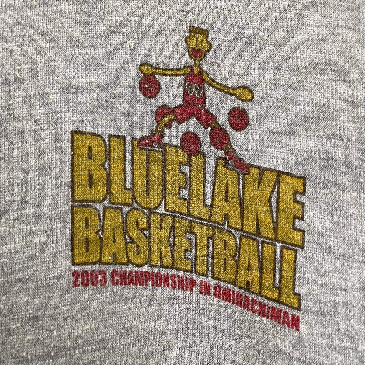 Japanese Brand × Mizuno Vintage Mizuno Blue Lake Basketball Small Logo Sweatshirt Size US XXL / EU 58 / 5 - 7 Thumbnail