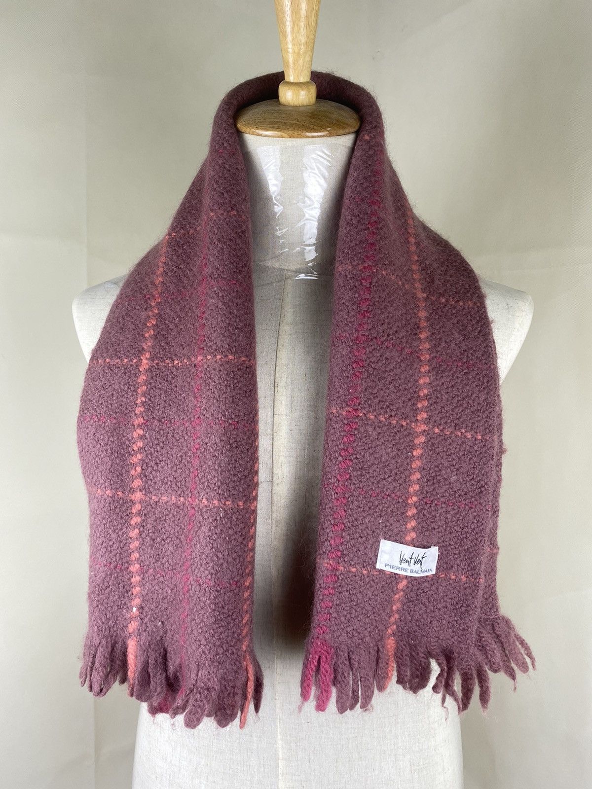Pierre Balmain Vintage Pierre Balmain Scarf Muffler Wool Size ONE SIZE - 1 Thumbnail