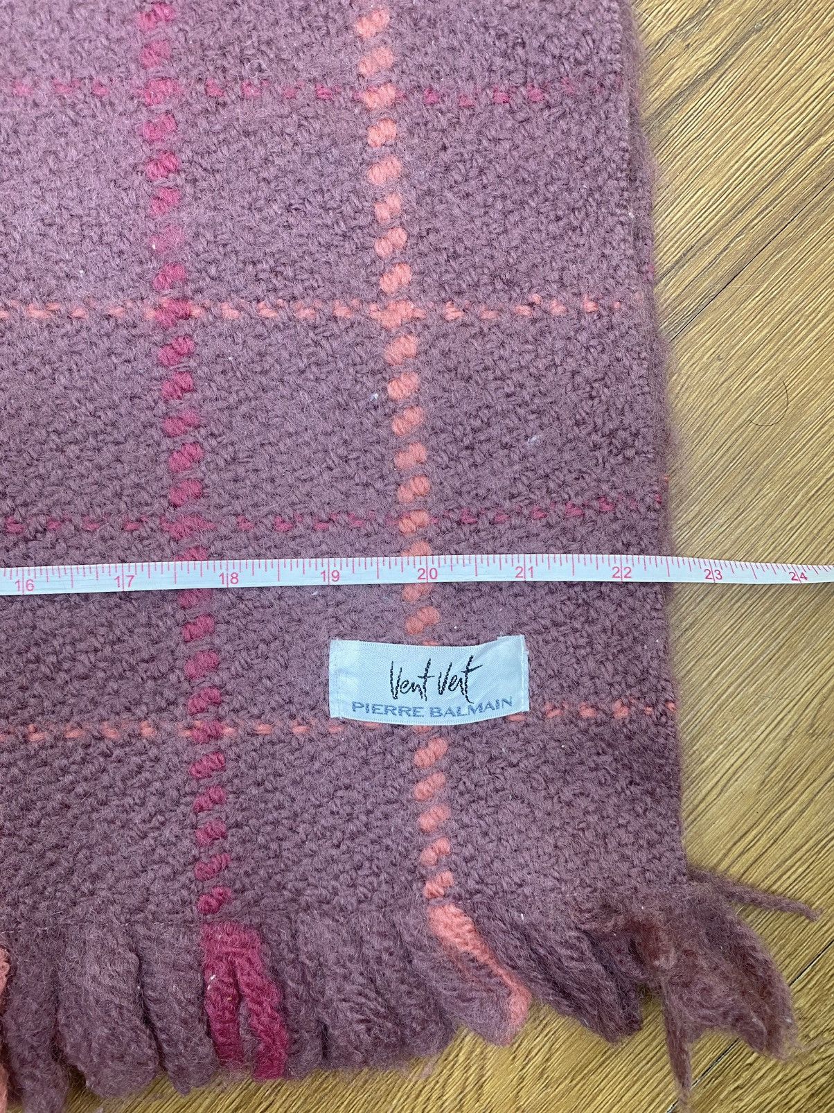 Pierre Balmain Vintage Pierre Balmain Scarf Muffler Wool Size ONE SIZE - 6 Thumbnail