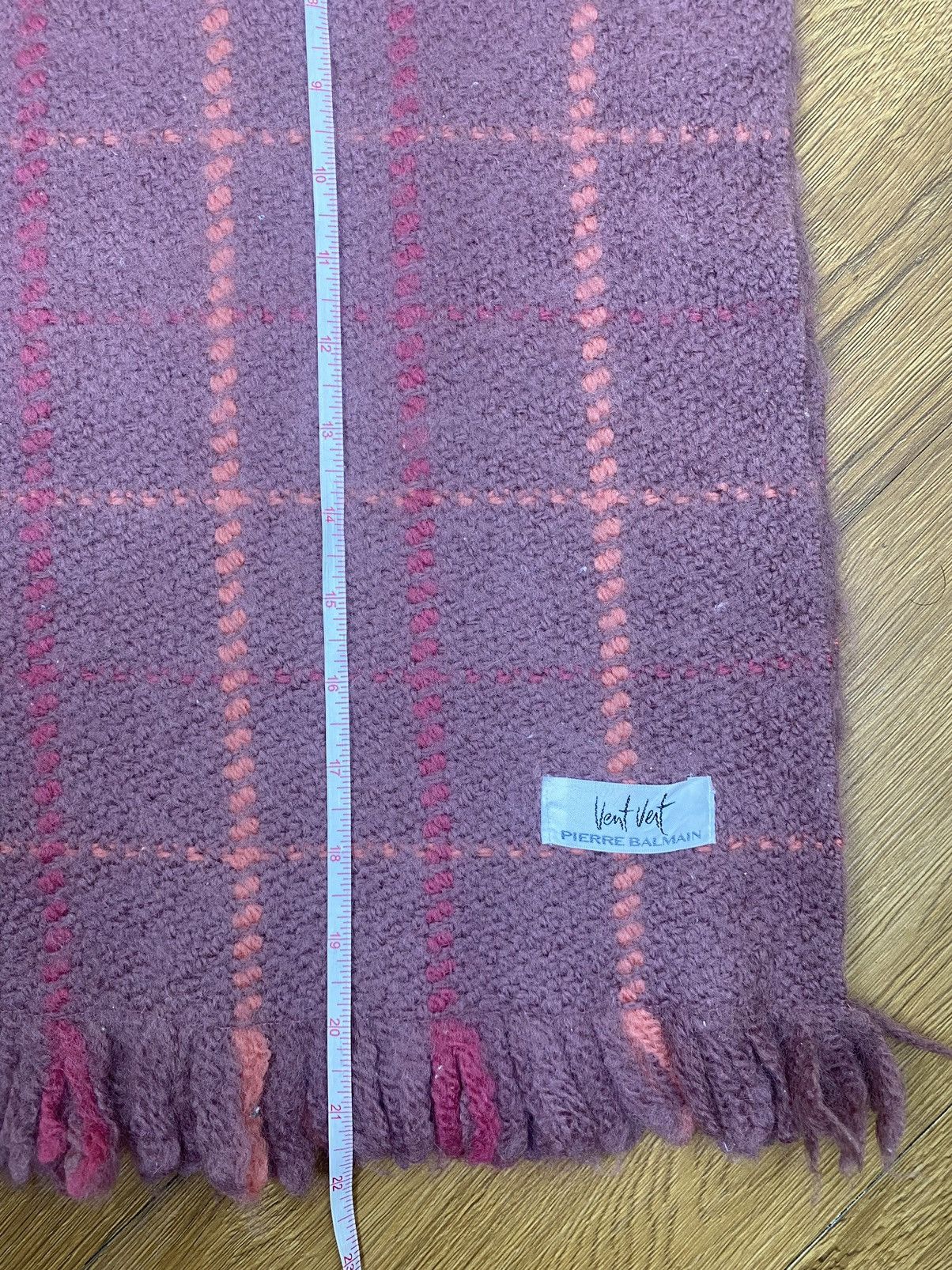 Pierre Balmain Vintage Pierre Balmain Scarf Muffler Wool Size ONE SIZE - 7 Thumbnail
