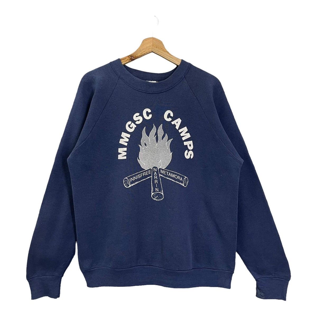 Japanese Brand Vintage 90s Michigan Metro Girl Scouts Big Logo Sweatshirt Size US L / EU 52-54 / 3 - 1 Thumbnail
