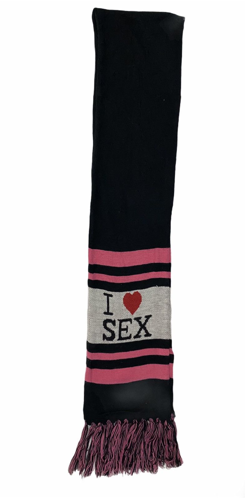 Other Japanese Streetwear I ❤️ Sex Muffler Scarf Muffler Wool Size ONE SIZE - 3 Thumbnail