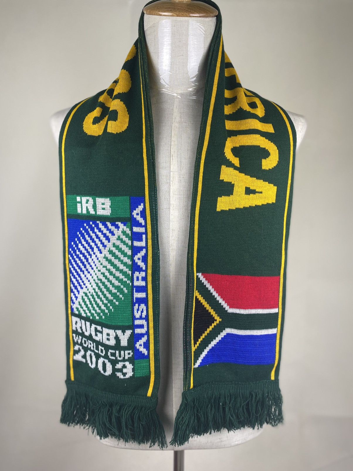 Other Vintage South Africa Rugby World Cup 2003 Scarf Muffler Size ONE SIZE - 1 Thumbnail