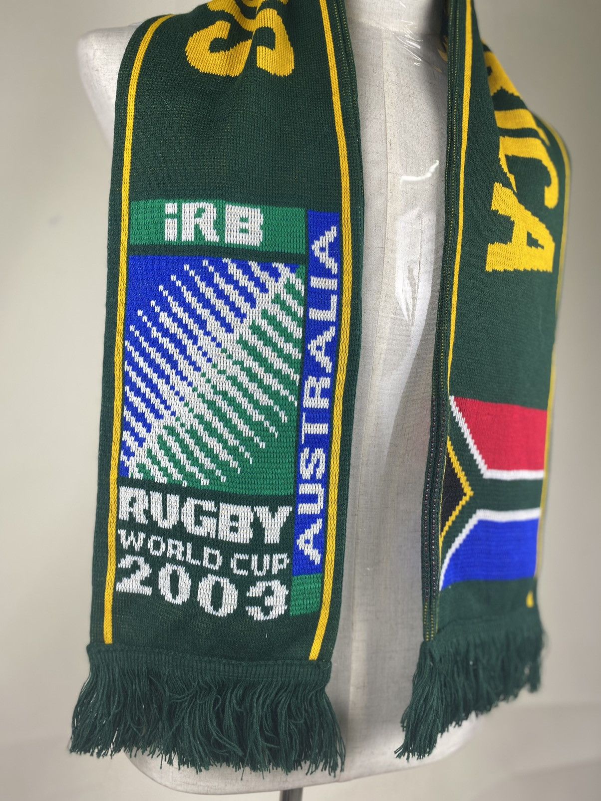 Other Vintage South Africa Rugby World Cup 2003 Scarf Muffler Size ONE SIZE - 2 Thumbnail