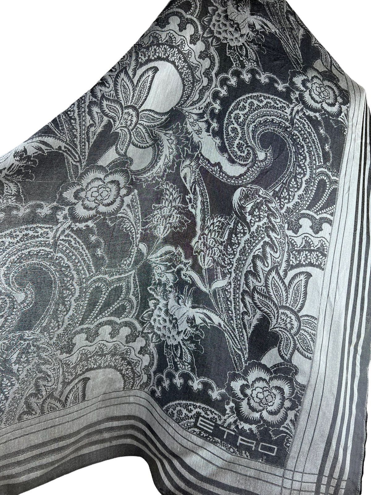 Etro Etro Floral Design Scarf Muffler Size ONE SIZE - 3 Thumbnail