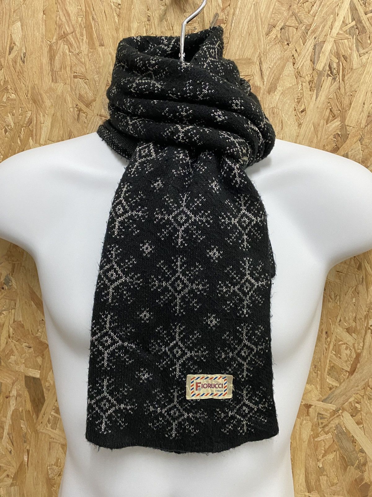 Fiorucci Vintage Fiorucci Muffler Wool Scarf Size ONE SIZE - 1 Thumbnail
