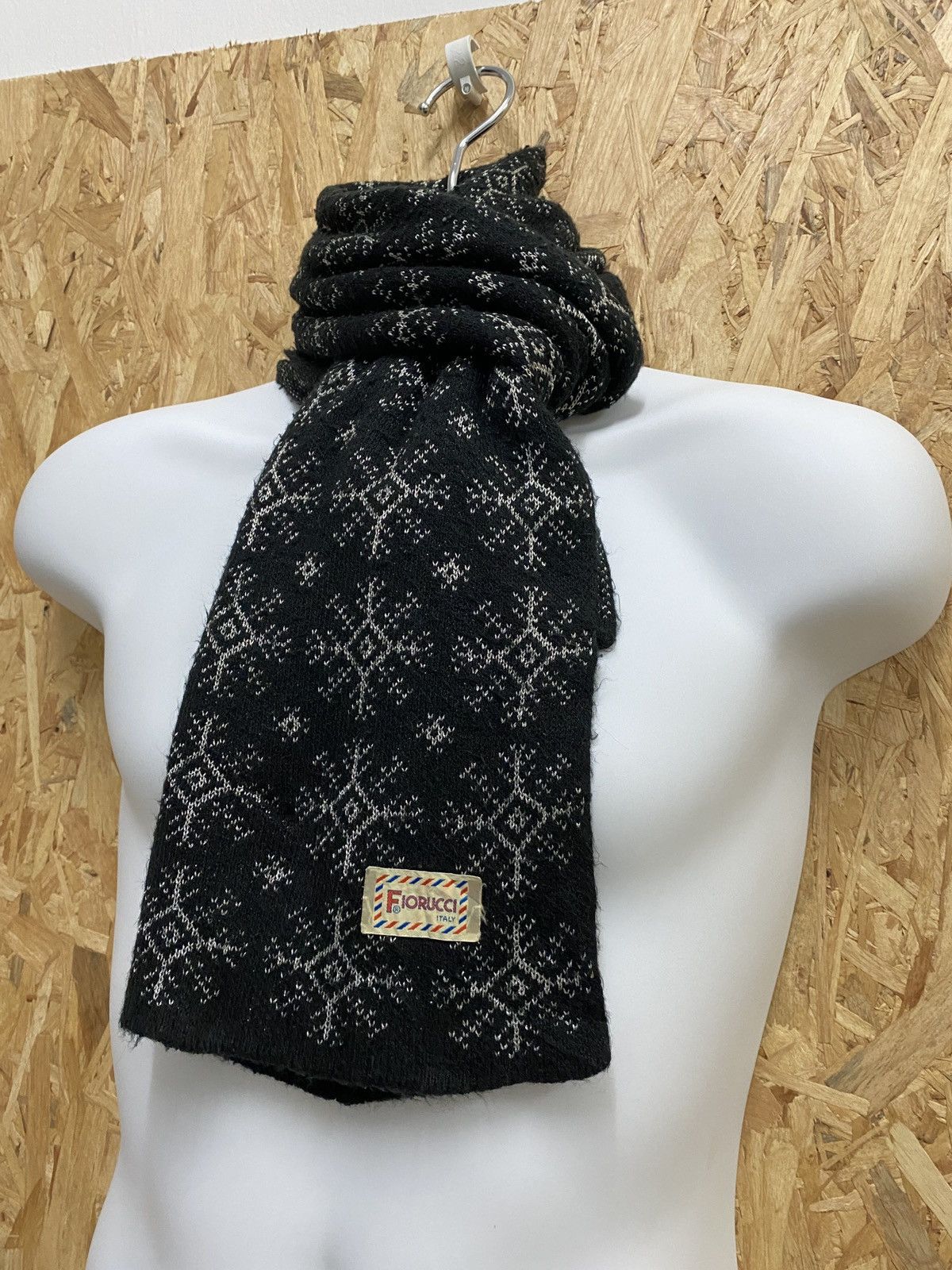 Fiorucci Vintage Fiorucci Muffler Wool Scarf Size ONE SIZE - 3 Thumbnail