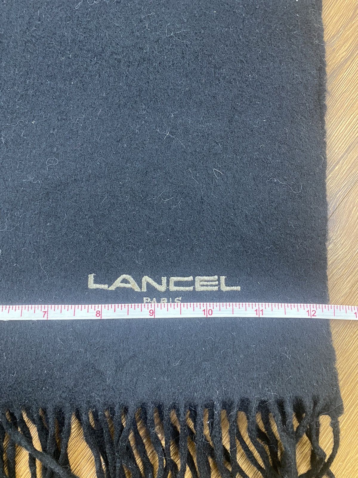 Lancel Lancel Paris Black Winter Scarf Muffler Wool Size ONE SIZE - 7 Thumbnail